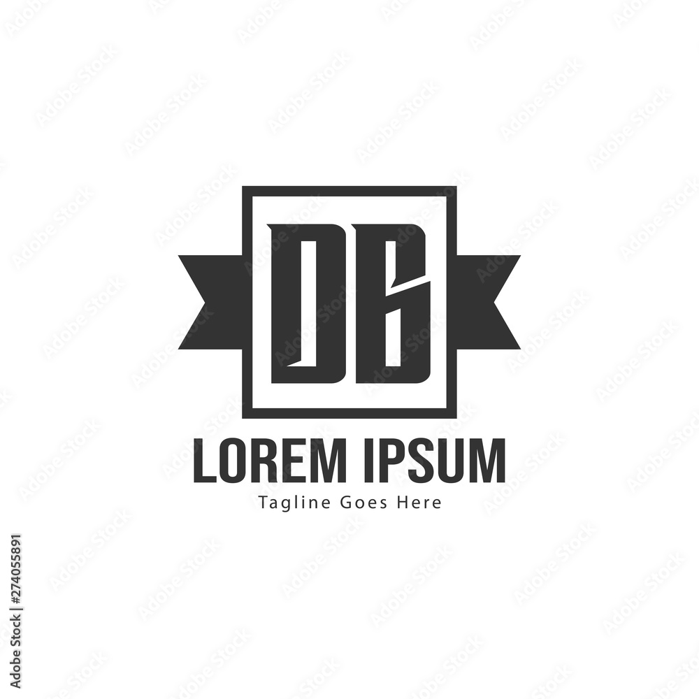 DB Letter Logo Design. Creative Modern DB Letters Icon Illustration DB Letter Logo Design. Creative Modern DB Letters Icon Illustration