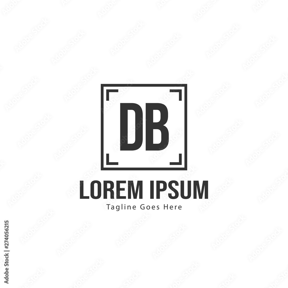 DB Letter Logo Design. Creative Modern DB Letters Icon Illustration DB Letter Logo Design. Creative Modern DB Letters Icon Illustration