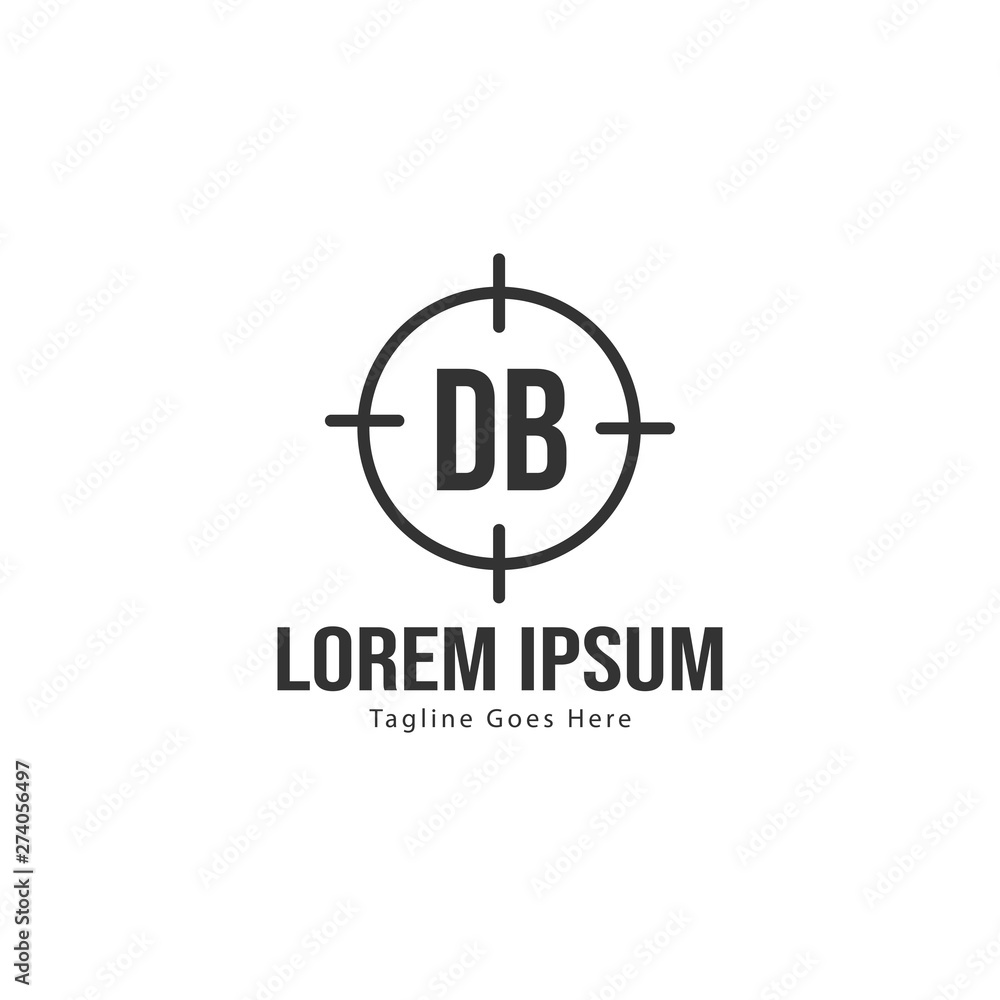 DB Letter Logo Design. Creative Modern DB Letters Icon Illustration DB Letter Logo Design. Creative Modern DB Letters Icon Illustration