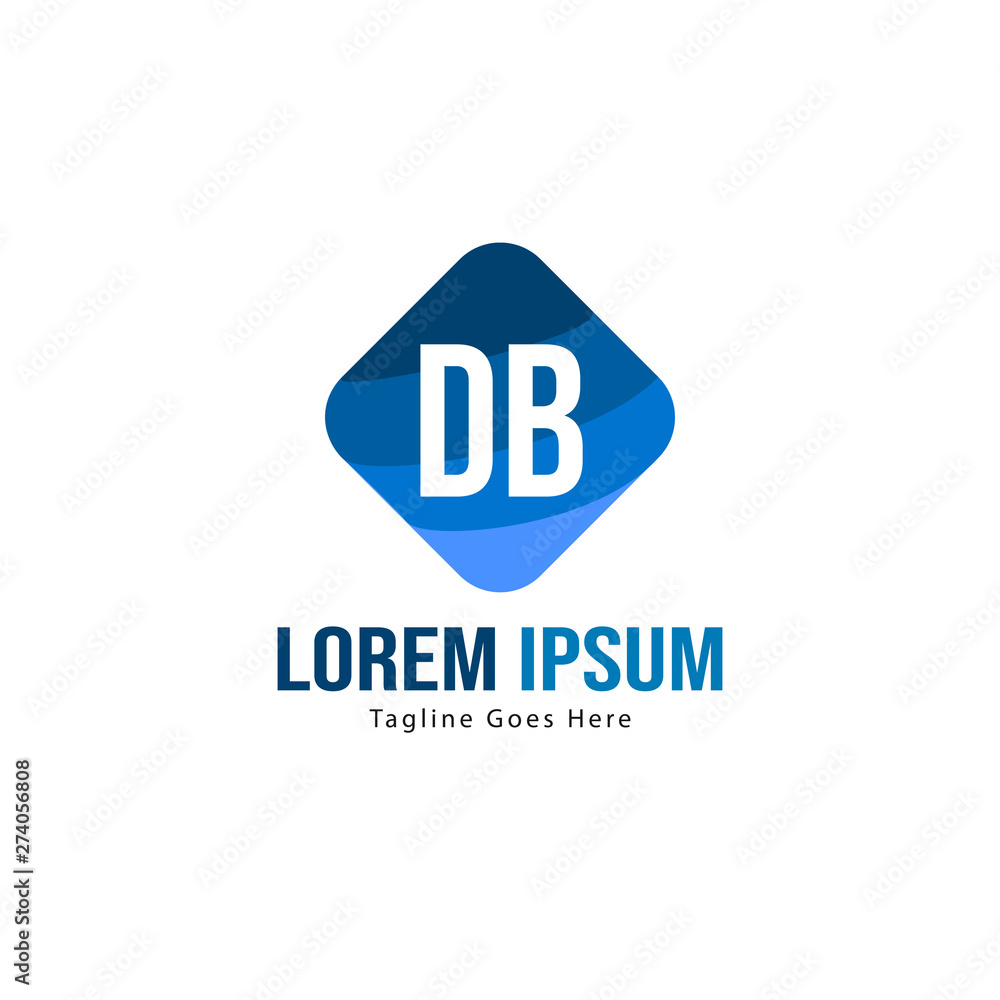 DB Letter Logo Design. Creative Modern DB Letters Icon Illustration DB Letter Logo Design. Creative Modern DB Letters Icon Illustration