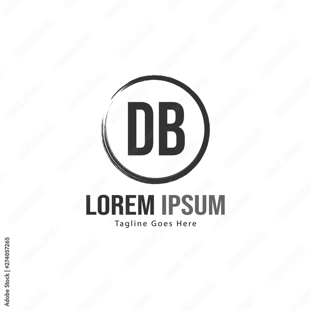 DB Letter Logo Design. Creative Modern DB Letters Icon Illustration DB Letter Logo Design. Creative Modern DB Letters Icon Illustration
