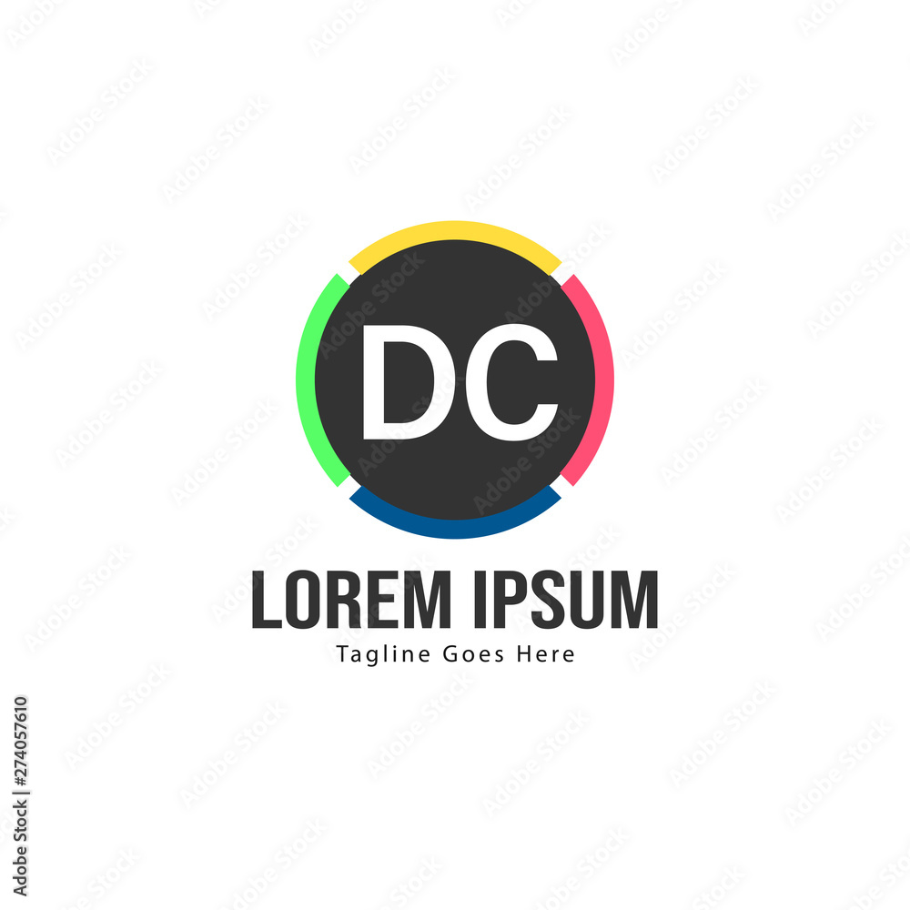 DC Letter Logo Design. Creative Modern DC Letters Icon Illustration DC Letter Logo Design. Creative Modern DC Letters Icon Illustration