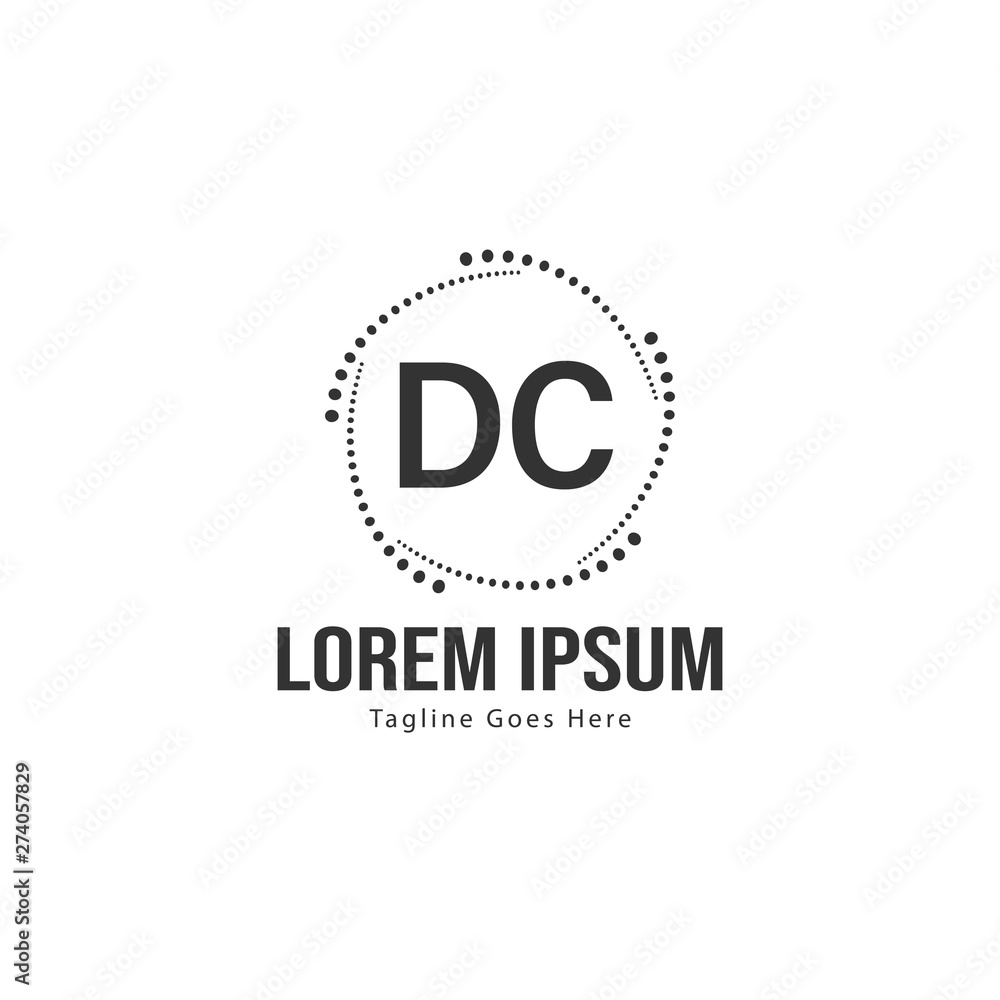 DC Letter Logo Design. Creative Modern DC Letters Icon Illustration DC Letter Logo Design. Creative Modern DC Letters Icon Illustration