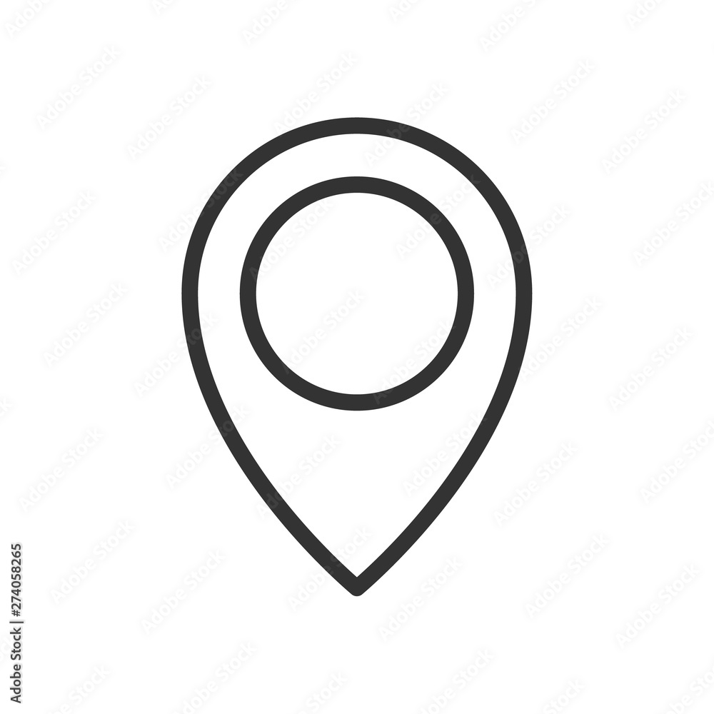 map location pointer outline ui web icon. pointer vector icon for web, mobile and user interface design isolated on white background map location pointer outline ui web icon. pointer vector icon for web, mobile and user interface design isolated on white background