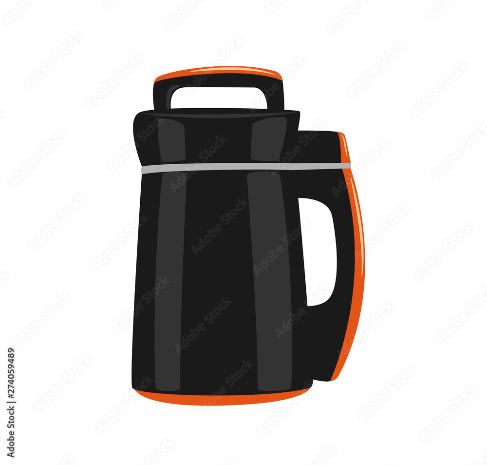 soy milk maker machine black vector illustration soy milk maker machine black vector illustration