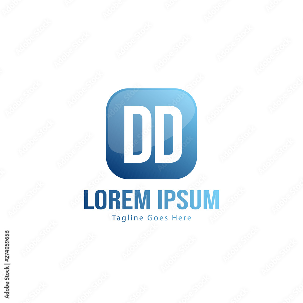 DD Letter Logo Design. Creative Modern DD Letters Icon Illustration DD Letter Logo Design. Creative Modern DD Letters Icon Illustration