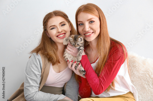 Beautiful young women with ...