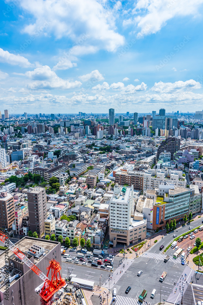 Fototapeta premium 東京風景 Tokyo city skyline , Japan.