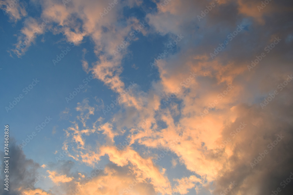 sky with clouds