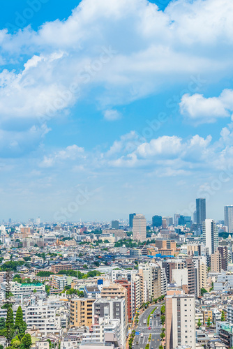 東京風景 Tokyo city skyline , Japan. © kurosuke