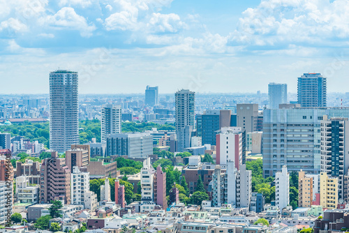 東京風景 Tokyo city skyline , Japan. © kurosuke