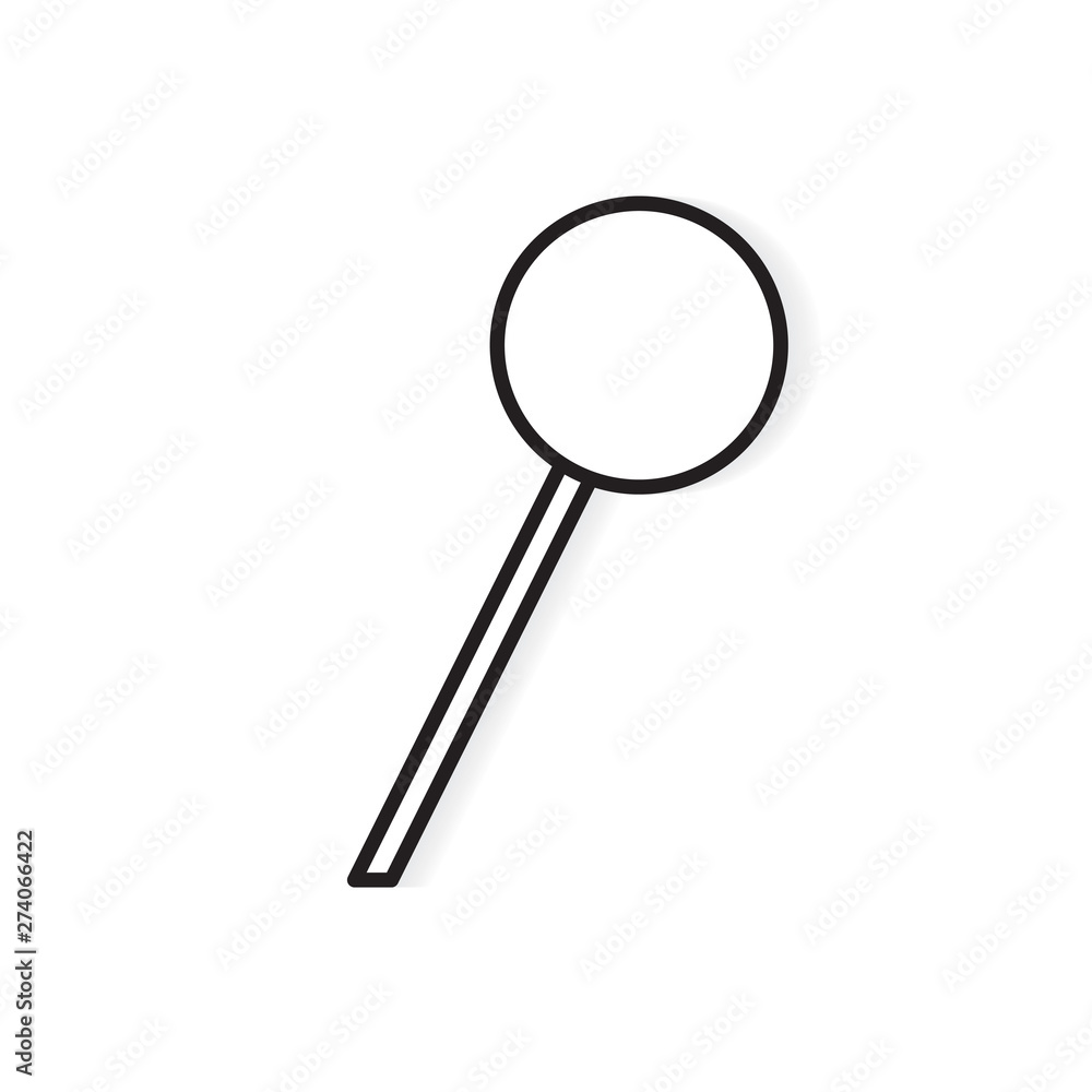 drawing pin icon- vector illustration drawing pin icon- vector illustration