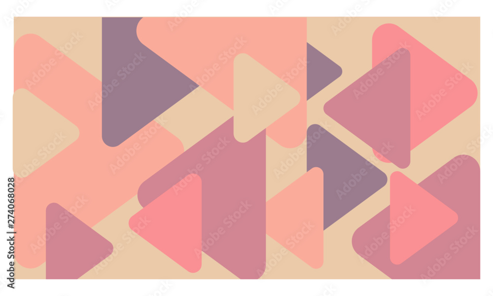 Vector abstract triangle background