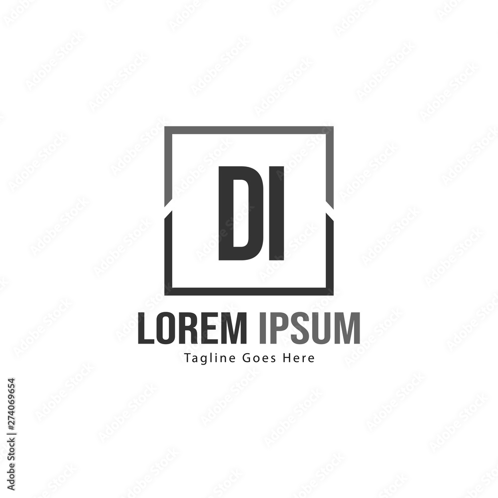 DI Letter Logo Design. Creative Modern DI Letters Icon Illustration DI Letter Logo Design. Creative Modern DI Letters Icon Illustration