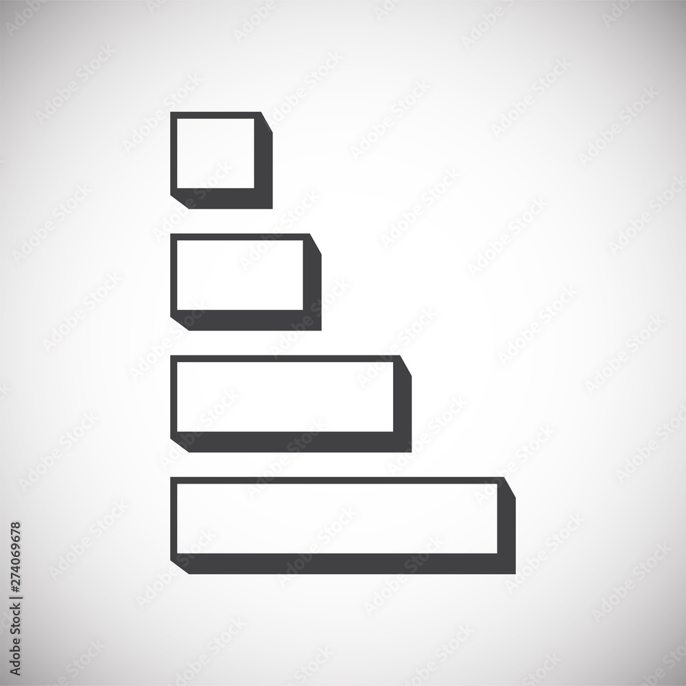 Down chart icon on background for graphic and web design. Simple illustration. Internet concept symbol for website button or mobile app. Down chart icon on background for graphic and web design. Simple illustration. Internet concept symbol for website button or mobile app.