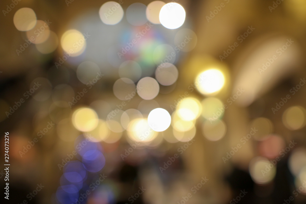 Bokeh in the mall as an abstract background Bokeh in the mall as an abstract background