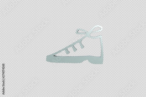 Illustration of Shoe on transparent background