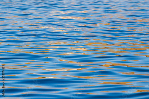 Surface on the pond as a background