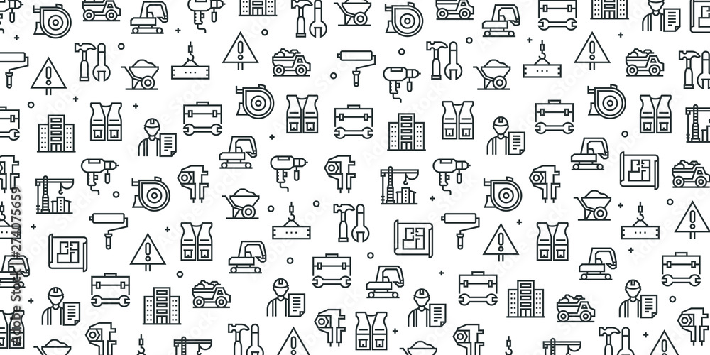 CONSTRUCTION SEAMLESS PATTERN