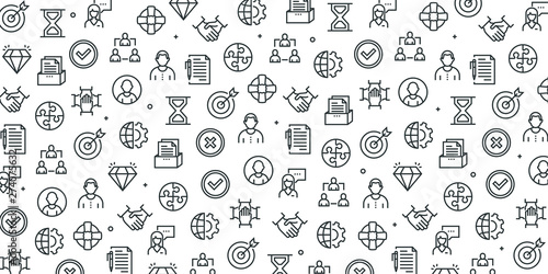 CORPORATE BUSINESS SEAMLESS PATTERN