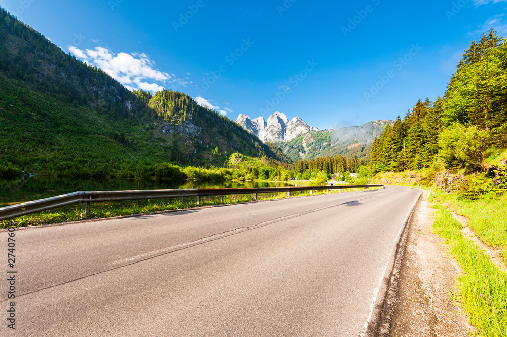 Asphalt road in Austria