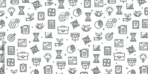 BUSINESS AND FINANCE SEAMLESS PATTERN