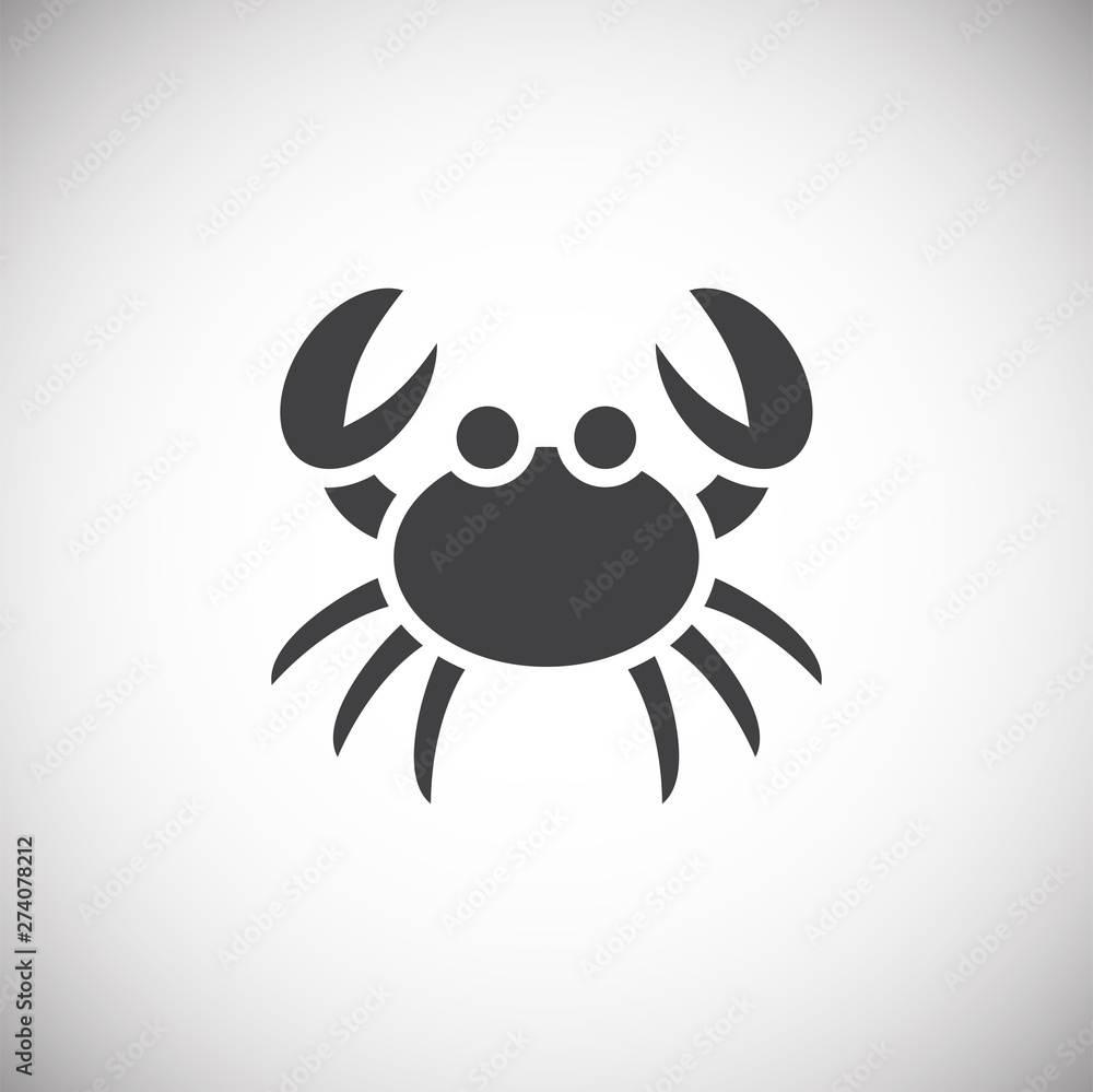 Seafood related icon on background for graphic and web design. Simple illustration. Internet concept symbol for website button or mobile app. Seafood related icon on background for graphic and web design. Simple illustration. Internet concept symbol for website button or mobile app.
