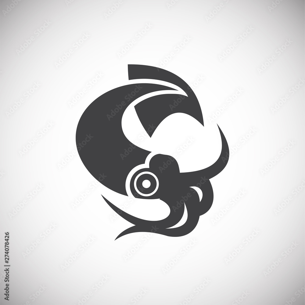 Seafood related icon on background for graphic and web design. Simple illustration. Internet concept symbol for website button or mobile app. Seafood related icon on background for graphic and web design. Simple illustration. Internet concept symbol for website button or mobile app.