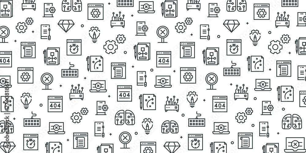 WEB DEVELOPMENT SEAMLESS PATTERN WEB DEVELOPMENT SEAMLESS PATTERN