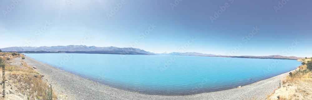 Beautiful Lakes in New Zealand