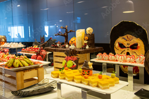 A halloween dessert for buffet