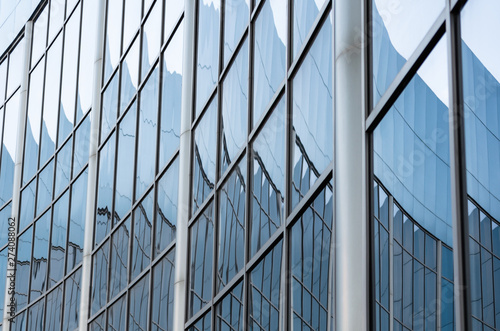 Wallpaper Mural abstract background reflected in the glass windows of the building Torontodigital.ca