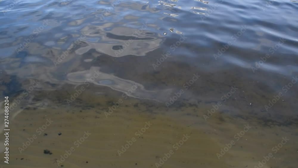 Beautiful background with highlights of water in the river. Beautiful background with highlights of water in the river.