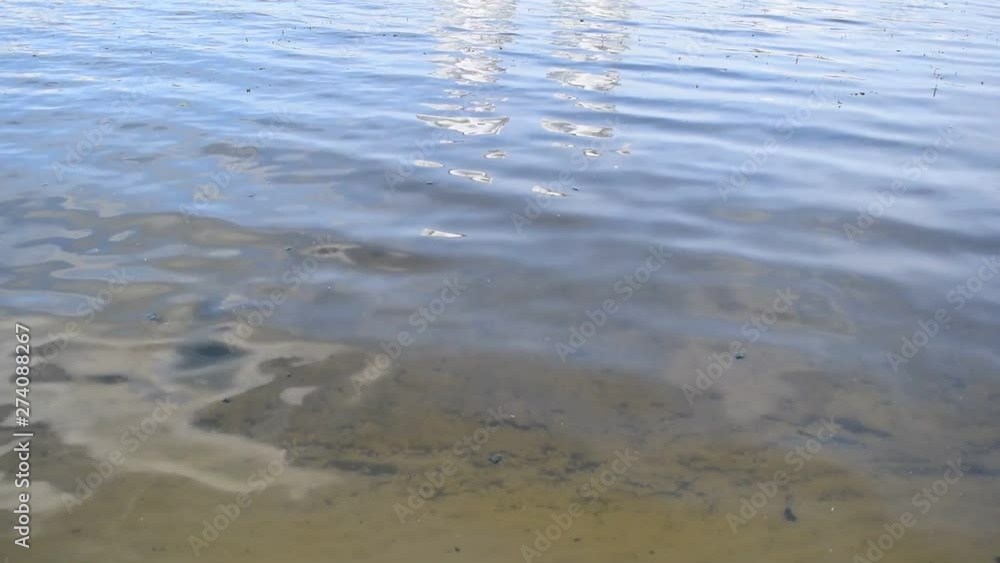 Beautiful background with highlights of water in the river. Beautiful background with highlights of water in the river.