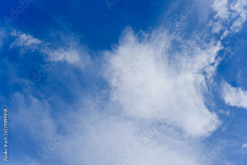 clear blue sky with cloud during day