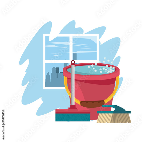 Cleaning products for home cartoons