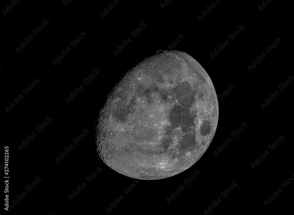 waxing gibbous moon at 75% illumination waxing gibbous moon at 75% illumination