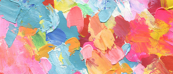 Abstract acrylic and watercolor painting. Canvas background.