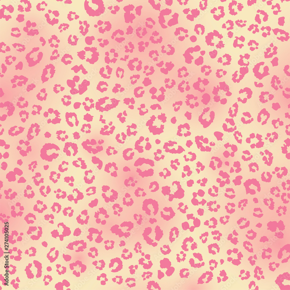 Leopard pattern design. vector seamless background Leopard pattern design. vector seamless background