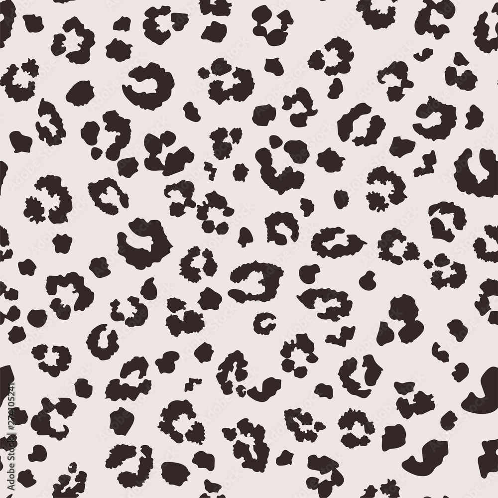 Fototapeta premium Leopard pattern design. vector seamless background