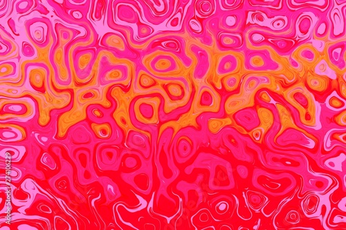 Óleo, fluído colorido, água