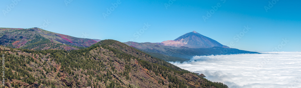 Obraz premium Panorama Pico del teide