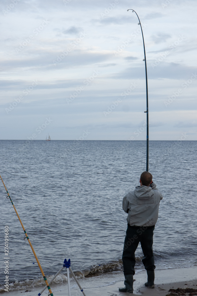 surf fishing