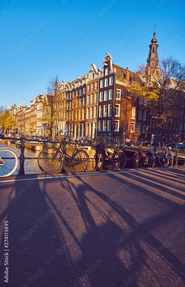 Fototapeta premium Amsterdam in the fall.