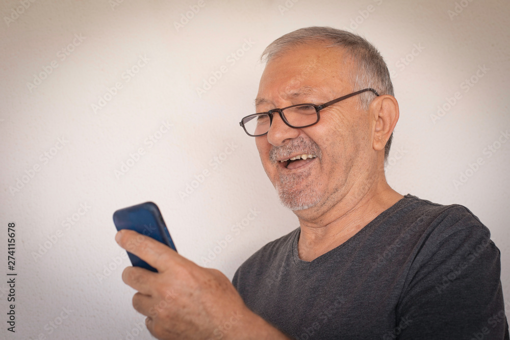Portrait of a smiling senior man Portrait of a smiling senior man
