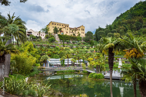 meran merano south tyrol landscape, italy