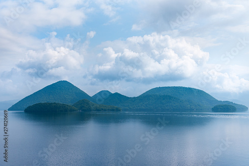 Landscape of nature , mountain and lake view