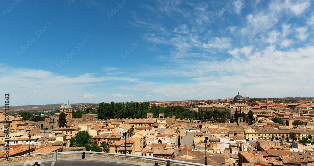 panorama of the old city of Toledo