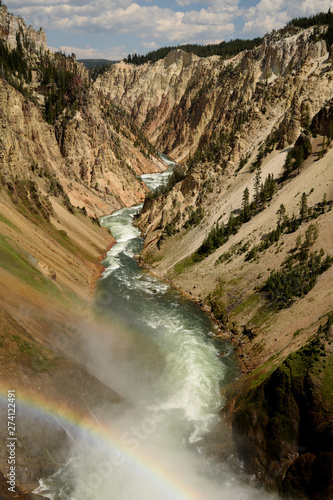 Rainbow Over the Yellowstone River