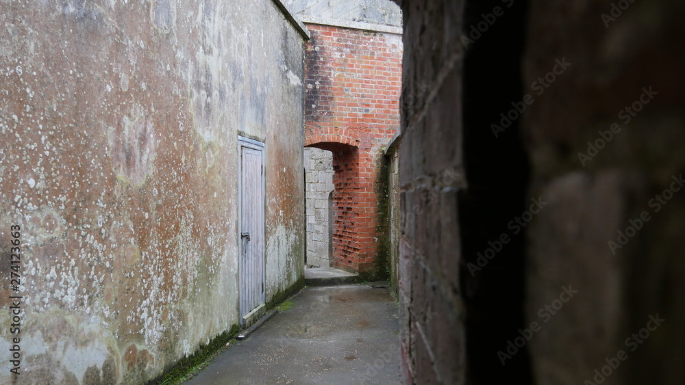 Hurst Castle walkway Hurst Castle walkway